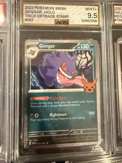 5 Card Pokemon Graded Lot (Gengar,Litleo,Koraidon,Mawile,eevee - Image 5