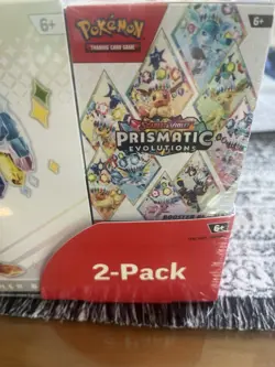 Pokemon Scarlet and Violet Prismatic Evolutions Elite Trainer Box 2-Pack - Image 2