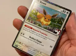 Eevee SSP 143/191 Prize Pack Play! Pokemon Cosmo Holo Stamped Near Mint NM - Image 3