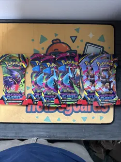 Pokemon TCG Phantasmal Flames - 6 Sleeved Booster Packs | Factory Sealed - Image 1