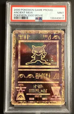 2000 POKEMON GAME MOVIE POKEMON 2000 MOVIE ANCIENT MEW PSA 9 - Image 1
