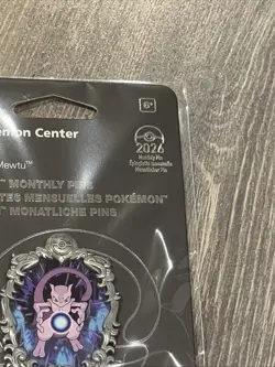 Mewtwo Pokemon Monthly Pins: Legendary Moments Pin (1 of 12) - In Hand For Post! - Image 2