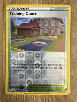 Training Court - 169/192 - Uncommon - Reverse Holo NM, English Pokemon Sword & S - Image 1