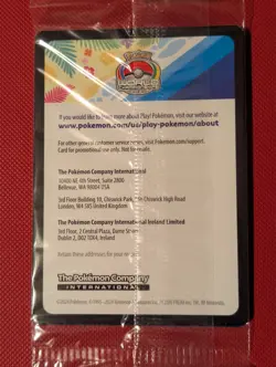 Pokemon TCG - Pikachu - SVP190 SEALED - Stamped World Championship 2024 Promo - Image 2