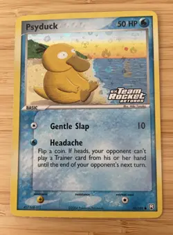 Pokemon TCG - Psyduck - Ex Team Rocket Returns Reverse Holo 70/109 Mint - Image 1