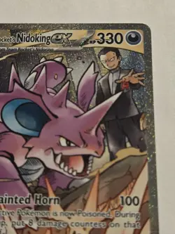 Team Rocket's Nidoking ex 233/182 Sv10: Destined Rivals Holo SIR Pokemon TCG - Image 2