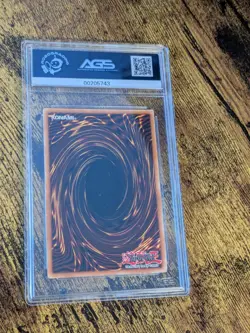 Yugioh Red-Eyes B. Dragon LOB-070 Unlimited Ultra Rare Graded AGS NM + 7.5 - Image 3