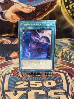 Yu-Gi-Oh - Onomatopaira - Quarter Century Secret Rare RA04-EN089 1st Edition - Image 1