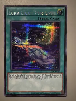 YUGIOH LUNA LIGHT PERFUME (SPELL) ASIA ENGLISH EDITION CR08-AES12 SECRET RARE - Image 1