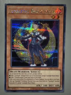 YUGIOH LUNALIGHT BLACK SHEEP ASIA ENGLISH EDITION CR08-AES10 SECRET RARE - Image 1