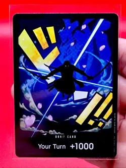 One Piece Card Game DON!! Card (Zoro) Premium Booster PRB-01 ENG Regular - Image 3