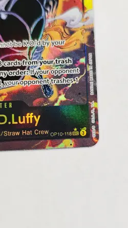OP10-118 Monkey.D.Luffy SEC Alt Art One Piece TCG English Edition - Royal Blood - Image 3