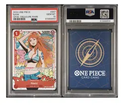 2024 ONE PIECE OP06-WINGS OF THE CAPTAIN #007 NAMI TREASURE RARE - PSA 10 - Image 3