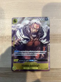 Rayleigh OP14 R The Azure Sea's Seven One Piece Dash Pack Promo Foil Ship 1 Day - Image 1