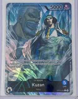One Piece - Kuzan (040) (Alternate Art) - OP12-040 L - Legacy of the Master LP - Image 1