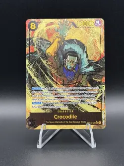 One Piece OP14 The Azure Sea’s Seven - Crocodile OP14-120 SEC Alt Art ENGLISH - Image 1