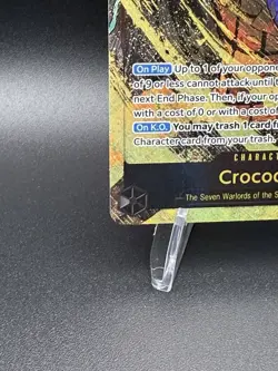 One Piece OP14 The Azure Sea’s Seven - Crocodile OP14-120 SEC Alt Art ENGLISH - Image 5