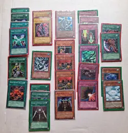 YuGiOh Card Game, Lot Of Single Foil Cards, Lord Of D, English Some 1st Edition - Image 1