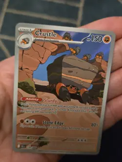Crustle 130/086 - S&V Black Bolt Illustration Rare - Pokemon TCG Card English - Image 1