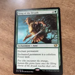 Song of the Dryads 47 REGULAR NM Commander 2014 MTG TCG CARD - Image 1