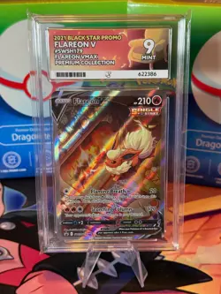 Pokemon TCG Flareon v SWSH179 Black Star Promo Card ACE 9 - Image 1