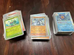 220+ Pokemon 151 Reverse Holo, Holo and 9 Ex Lot Trading Cards - Image 1