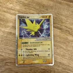 Zapdos ex 033 Black Star Promo Holo Rare Pokemon Card - Image 1