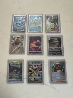Pokemon Special Illustration Artwork Graphics Holo Card Lot 9 Cards NM Japanese - Image 1