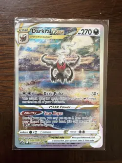 Darkrai VSTAR Crown Zenith: Galarian Gallery Ultra Rare Holo Card GG50/GG70 - Image 1