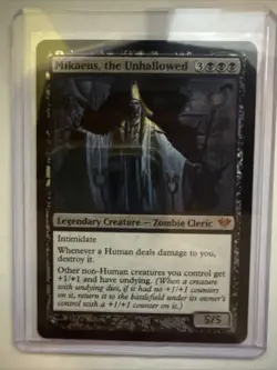 MTG Mikaeus, the Unhallowed #70/158 Dark Ascension Foil Card NM Condition - Image 1
