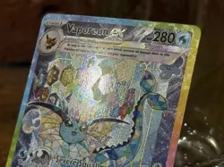 Pokemon TCG Vaporeon EX Prismatic Evolutions Special Illustration Card 149/131 - Image 4