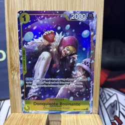 OP12-108 Donquixote Rosinante OP14 Treasure Rare Art One Piece TCG English Card - Image 2