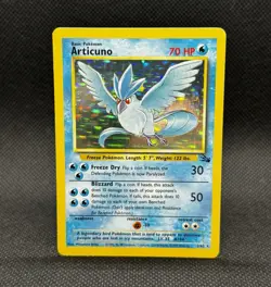 Pokemon TCG Articuno Fossil Holo Unlimited Rare Card 2/62 LP Condition - Image 1