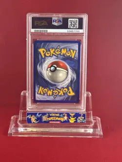 1999 Pokemon Base Yellow Cheeks PIKACHU Card #58/102 PSA 9 - Image 2
