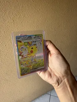 Pikachu Ex SAR 132/106 Japanese Pokemon Card Super Electric Breaker SV8 - Image 3