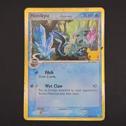 Pokemon TCG Card Mimikyu SWSH136 Delta Species Promo Celebrations - NM - Image 1