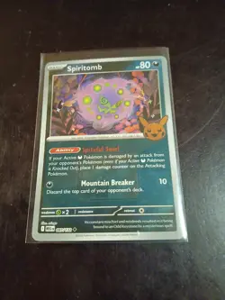Spiritomb 087/132 Mega Evolutions Play! Promo Event Pokemon Card - Image 1