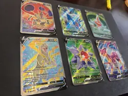 Set Of 6 Full Art V Cards Near Mint Pokemon TCG Holo Boltund Rotom Starmie More - Image 4