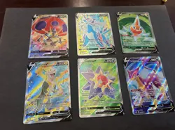 Set Of 6 Full Art V Cards Near Mint Pokemon TCG Holo Boltund Rotom Starmie More - Image 5