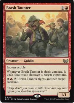 Brash Taunter R Commander: Duskmourn: House of Horror 161 NM - Image 1