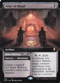 Altar of Bhaal (Extended Art) Commander Legends Battle for Baldur's Gate Regular - Image 1