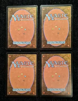 2011 Magic MTG M12 Core Set Buried Ruin FOIL x4 NM8+ - Image 2