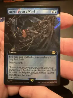Borne Upon a Wind (Extended Art) (Surge Foil) Lord of the Rings 761 NM - Image 1