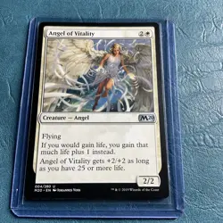 Angel of Vitality Core Set 2020 Regular 004/280 Uncommon LP MTG - Image 1