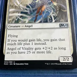 Angel of Vitality Core Set 2020 Regular 004/280 Uncommon LP MTG - Image 4