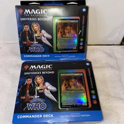 MTG Magic The Gathering Doctor Who Universes Beyond Commander Deck Sealed. 2 box - Image 1