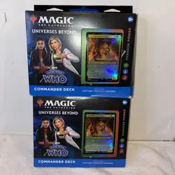 MTG Magic The Gathering Doctor Who Universes Beyond Commander Deck Sealed. 2 box - Image 2