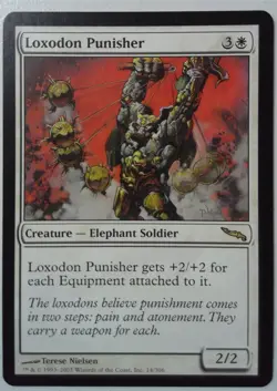 Loxodon Punisher *Rare* Magic MtG x1 Mirrodin SP - Image 1