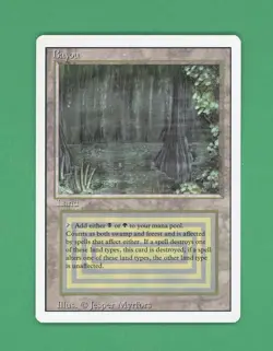 Magic The Gathering MTG Bayou (Revised) (D) - Image 1