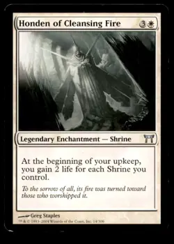 Honden of Cleansing Fire LP Light Play Champions of Kamigawa MTG [5611] - Image 1